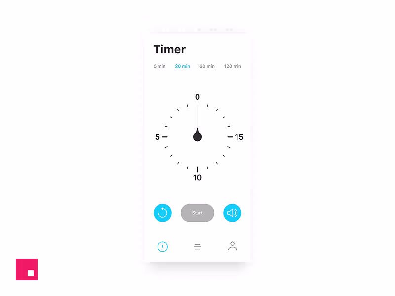 Cover image for Time Timer Mobile App Prototype