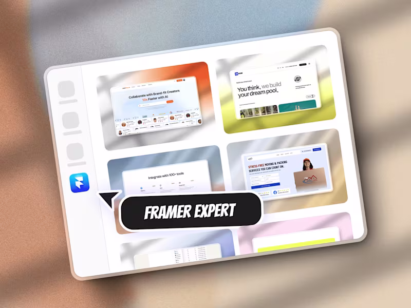 Cover image for Framer Multi page website (Development💫)
