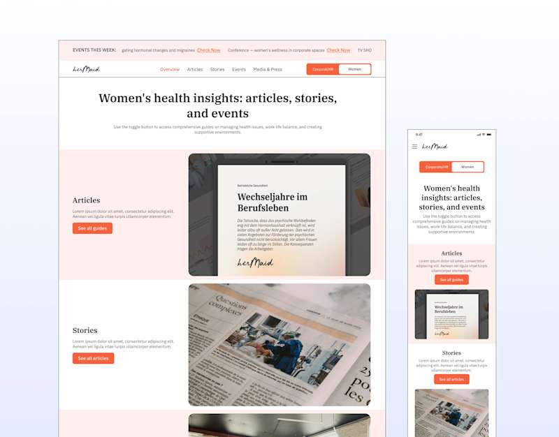 Cover image for Hermaid Resources Page Redesign to Address Accessibility Issues