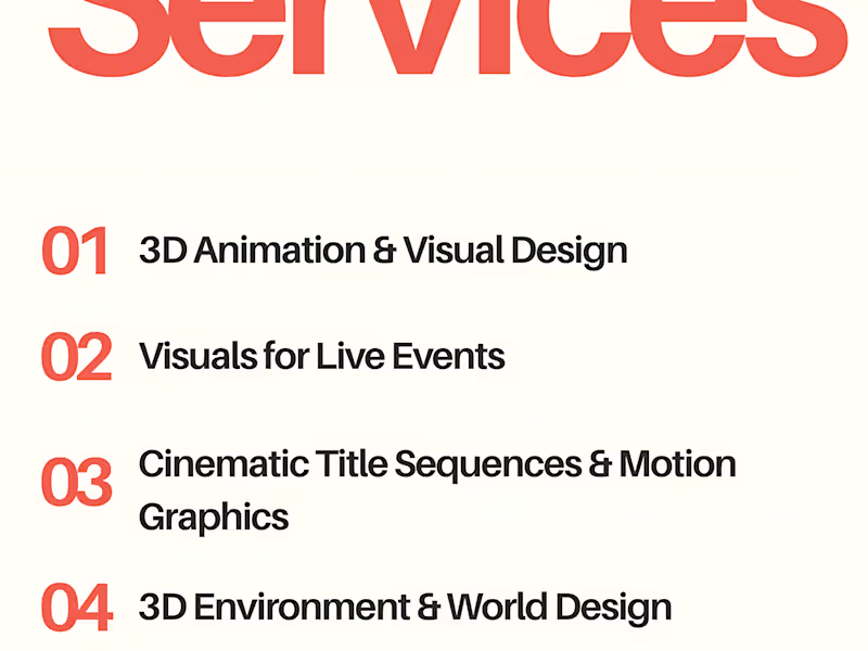 Cover image for 3D Animation & Visual Design