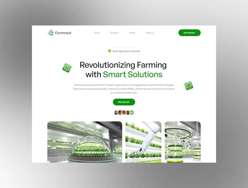 Cover image for Sustainable Agri-Tech Website & UI/UX Design