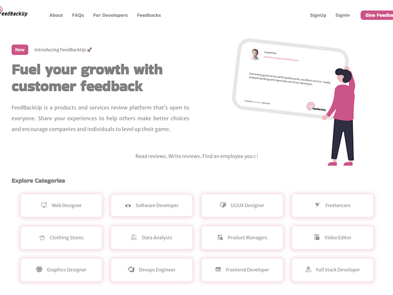 Cover image for FeedbackUp