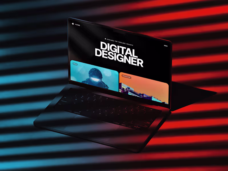 Cover image for Future Folio — Cyberpunk Portfolio Template for Framer