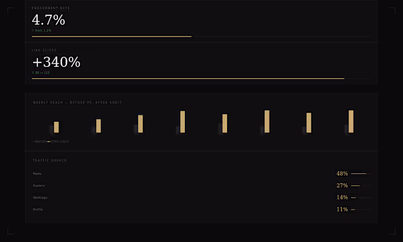 Cover image for Here's a sample Instagram audit