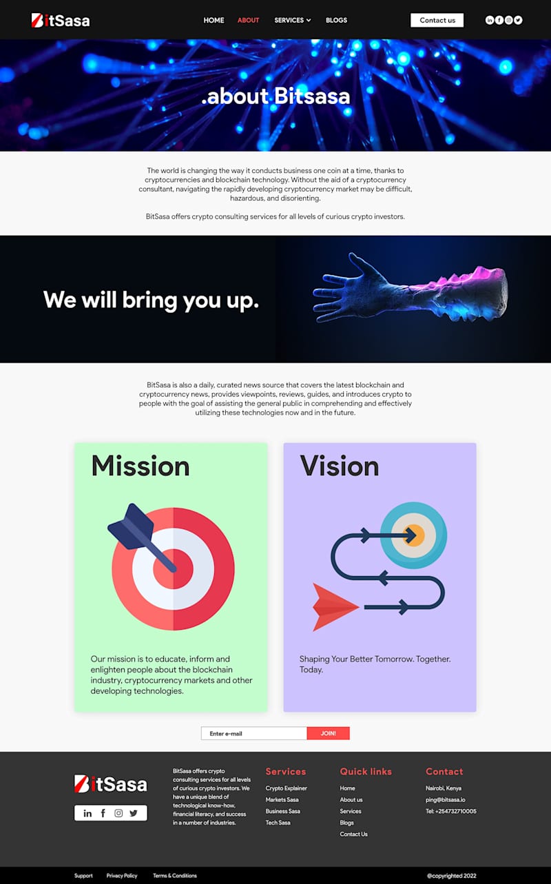 Cover image for Bitsasa Web UI Design