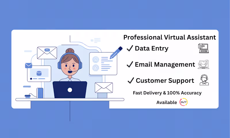 Cover image for Professional Virtual Assistant Services
