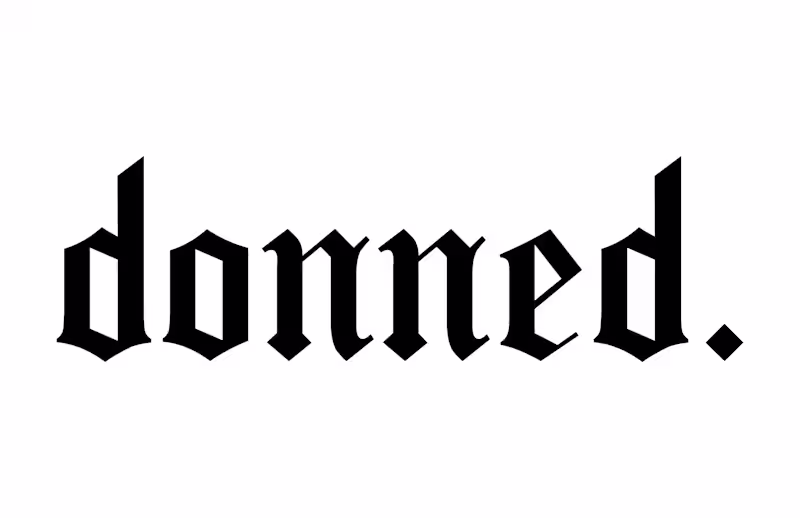 Cover image for DONNED. — Custom Font Logo Design