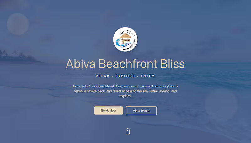 Cover image for Abiva Beachfront Bliss