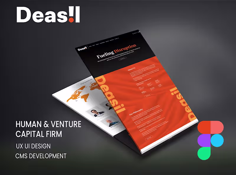 Cover image for  Human Venture & Capital Firm Website UI/UX Design & CMS Dev