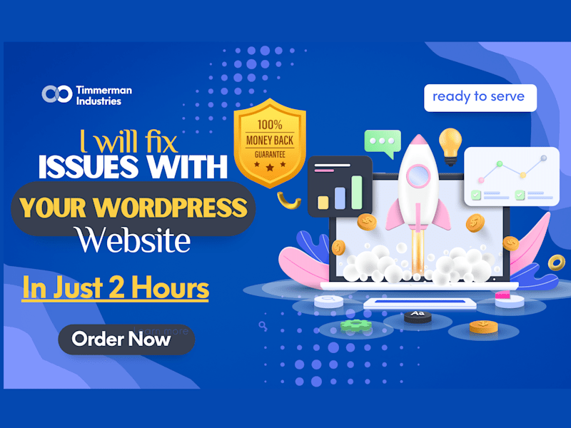 Cover image for I will fix your WordPress website any bugs, errors, and issues