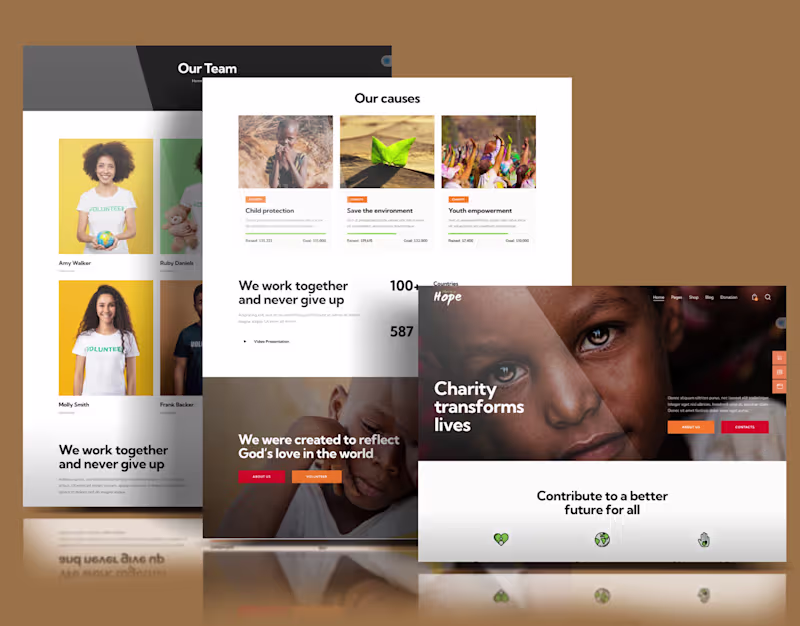 Cover image for Non Profit Website | WordPress Website