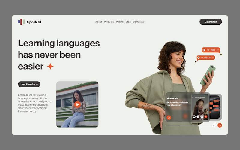 Cover image for Speak AI - Language Learning Platform