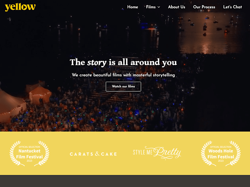 Cover image for Squarespace Website For Video Creator