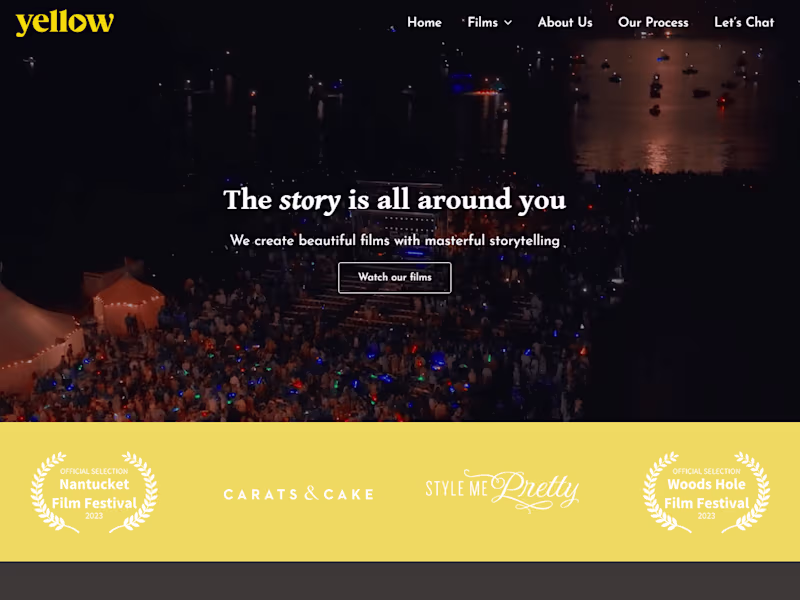 Cover image for Squarespace Website For Video Creator