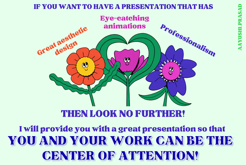 Cover image for Design or redesign an animated powerpoint presentation.