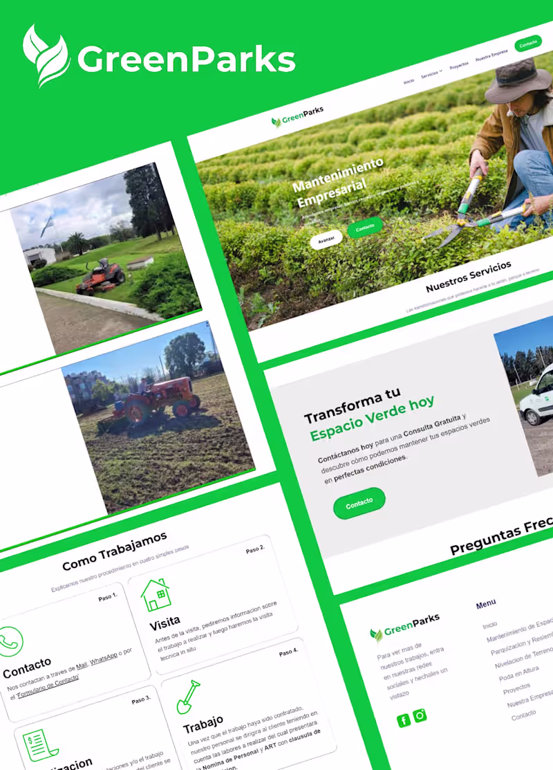 Cover image for Greenparks