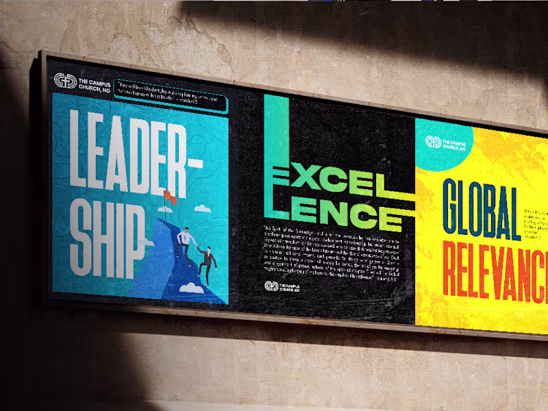 Cover image for BRAND IDENTITY DESIGN FOR THE CAMPUS CHURCH, NG