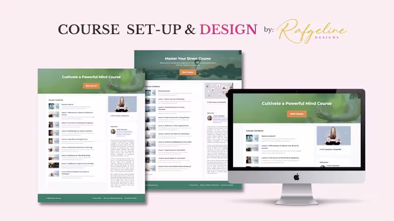 Cover image for Online Course Platform Design on Kajabi