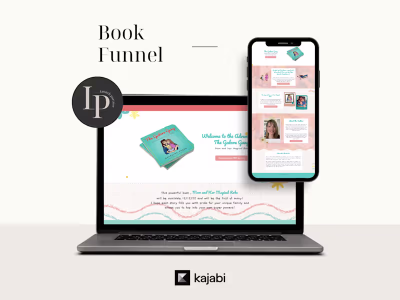 Cover image for Lead Generation Funnel and Book Landing Page