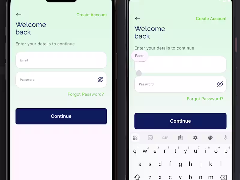 Cover image for Mobile app development. Flutter cross platform.
