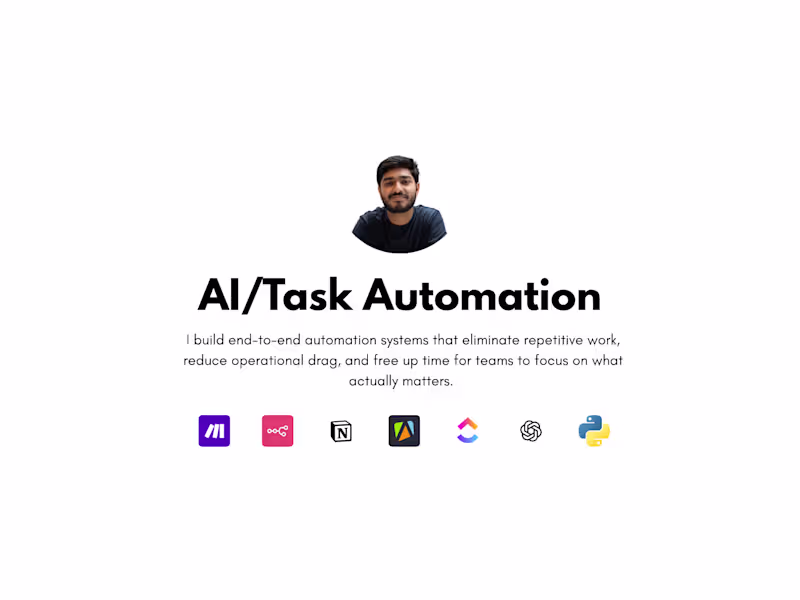 Cover image for AI/Task Automation 