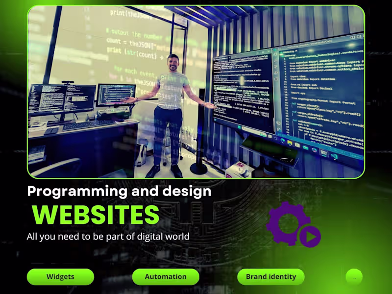 Cover image for Programming and website design