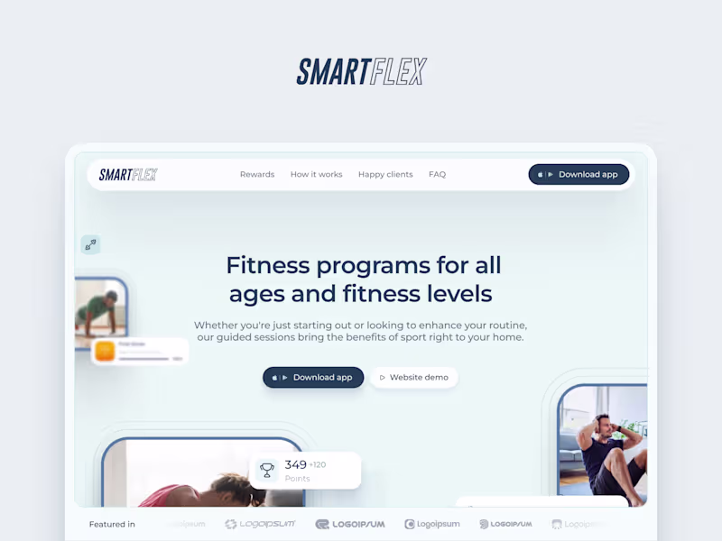 Cover image for Smartflex Landing Page Design and Development