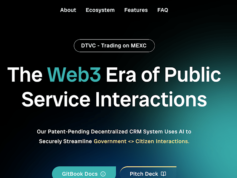 Cover image for Decentralized CRM System for Government