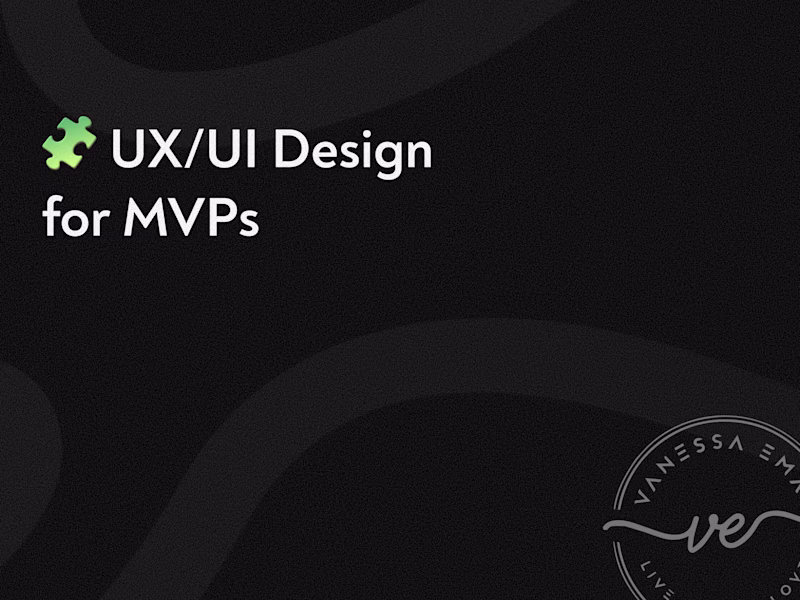 Cover image for UX/UI Design for MVPs
