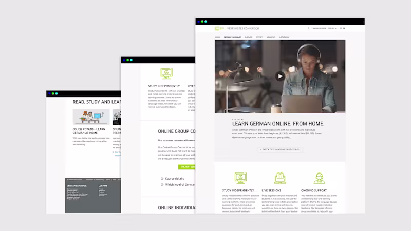 Cover image for Landing Pages for German Online