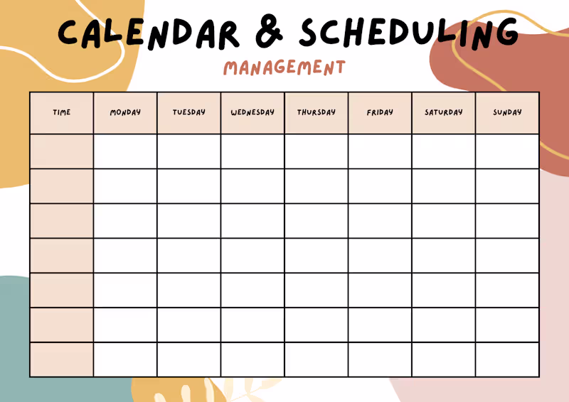 Cover image for Streamlined Calendar Management System