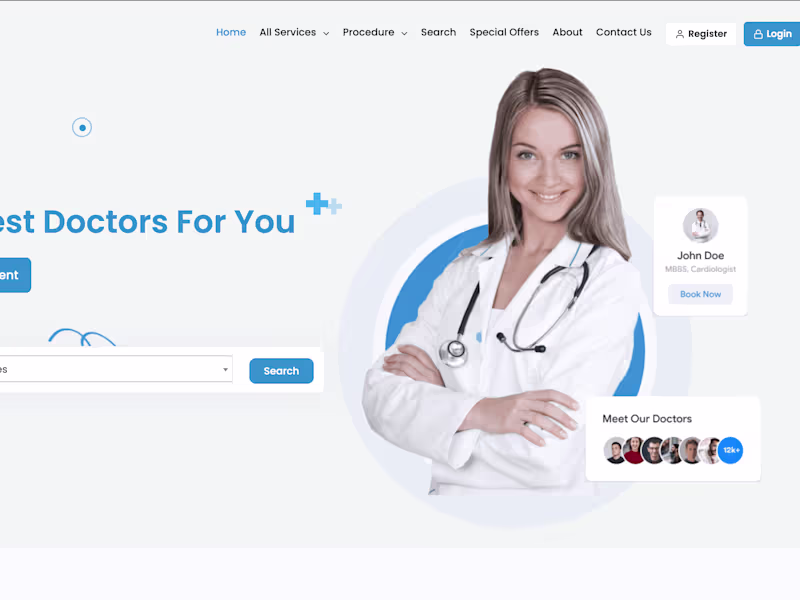 Cover image for Doctors Appointment | MeetDocs