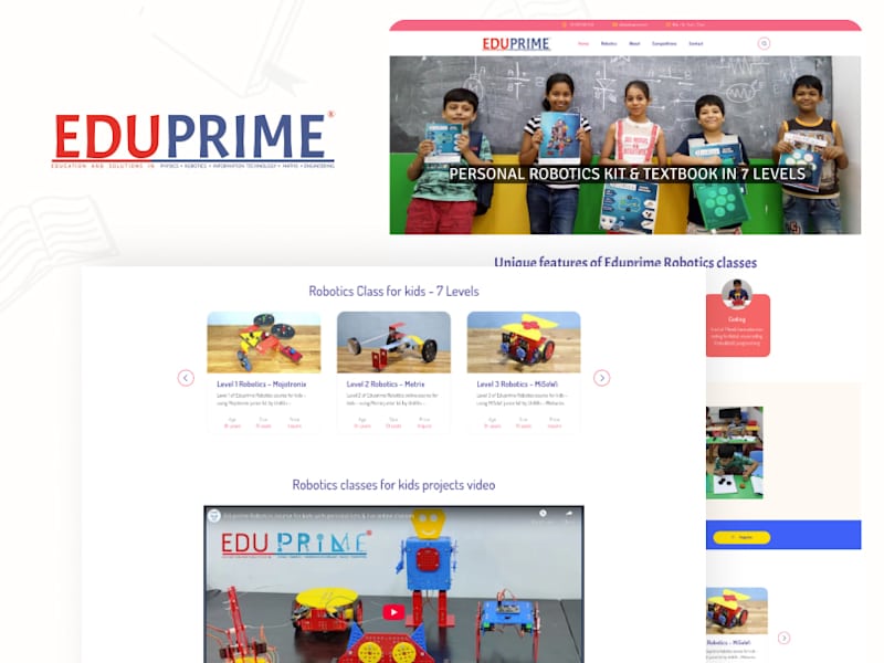 Cover image for EduPrime – UI / UX Design for Educational & eLearning Platforms