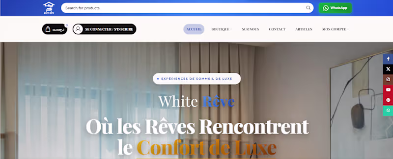Cover image for a wordpress website https://whitereve.net/