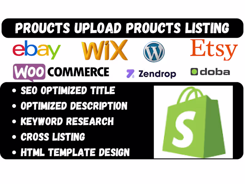 Cover image for upload list optimize your product design product for ecommerce