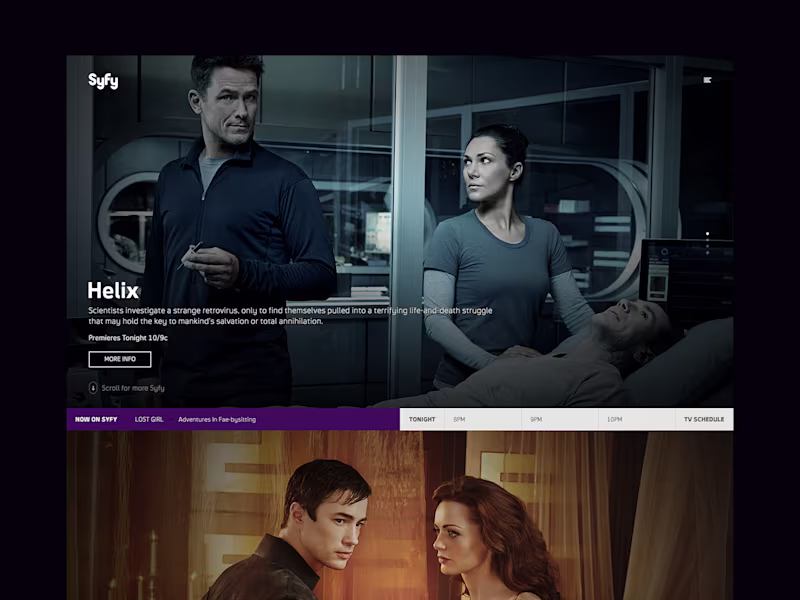 Cover image for Syfy Redesign