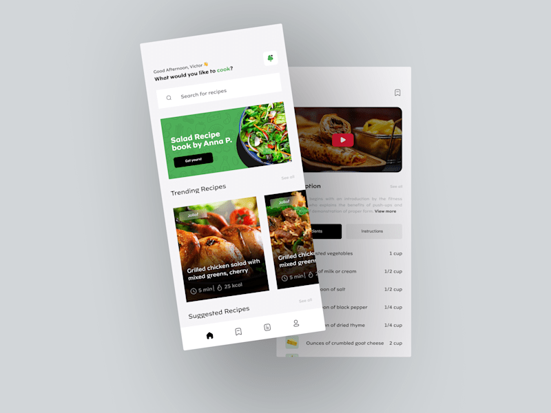 Cover image for Recipe app animation