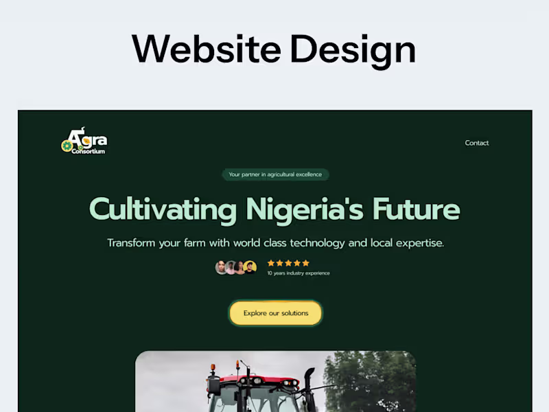 Cover image for Website Design
