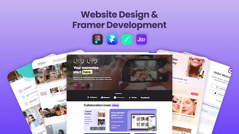 Cover image for Website Design & Framer Development