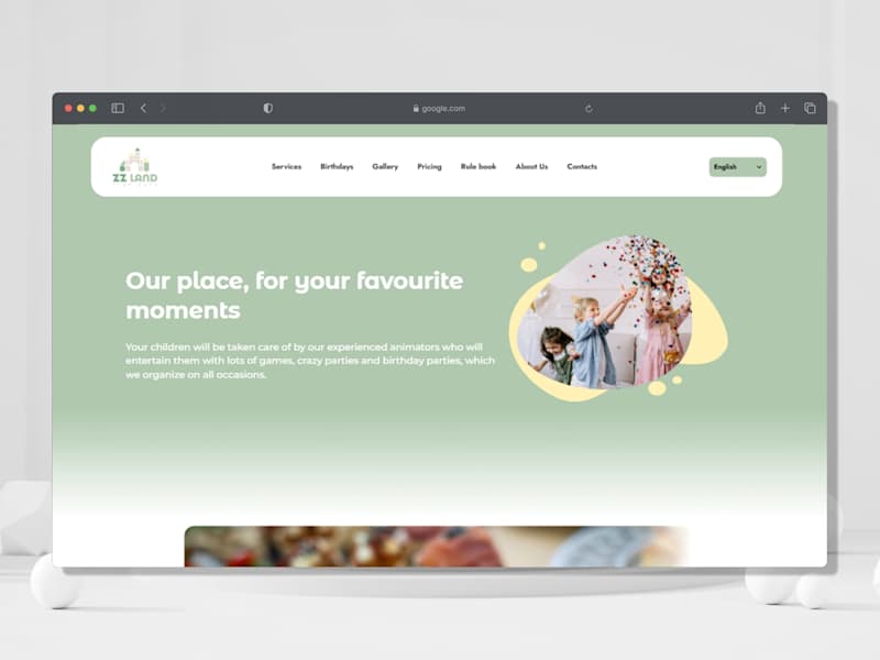Cover image for ZZLandPlayCafe Website Design and Development
