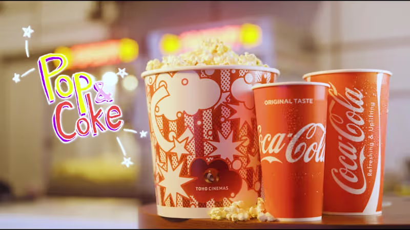 Cover image for Ad for POP&COKE