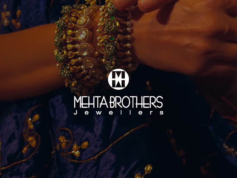 Cover image for Video Production & Editing for Mehta Brothers Jewellers