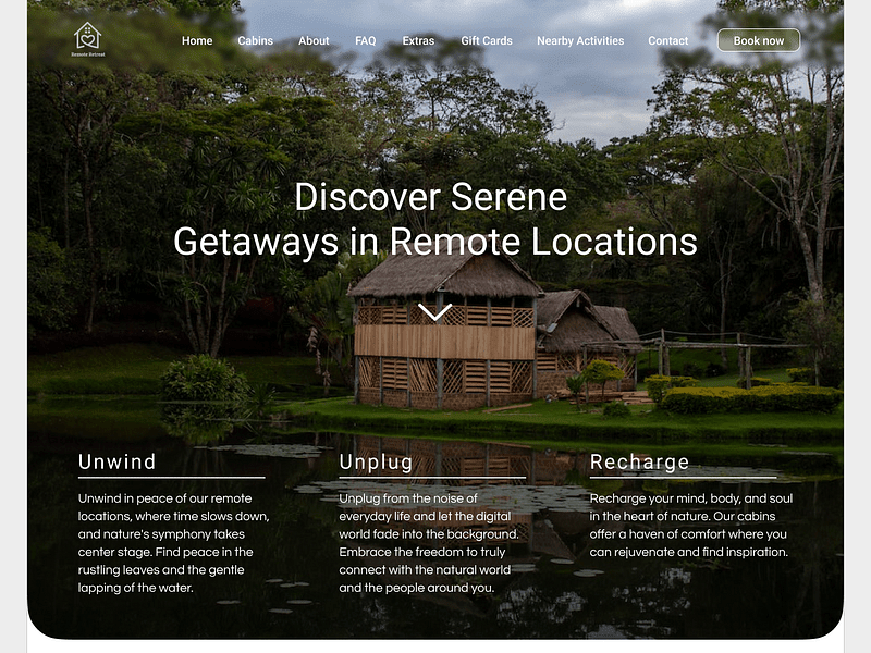 Cover image for Vacation rentals site