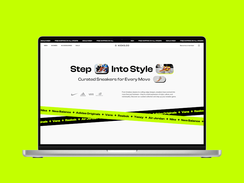 Cover image for KICKS.CO - Framer Ecommerce Template