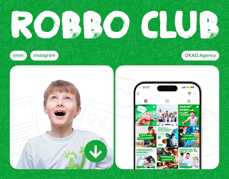 Cover image for Social Media and Marketing Design for Robotics School