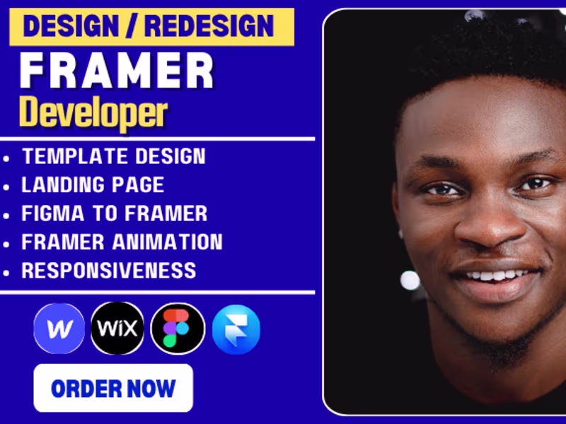 Cover image for Framer Website Designer & Developer for Modern Brands