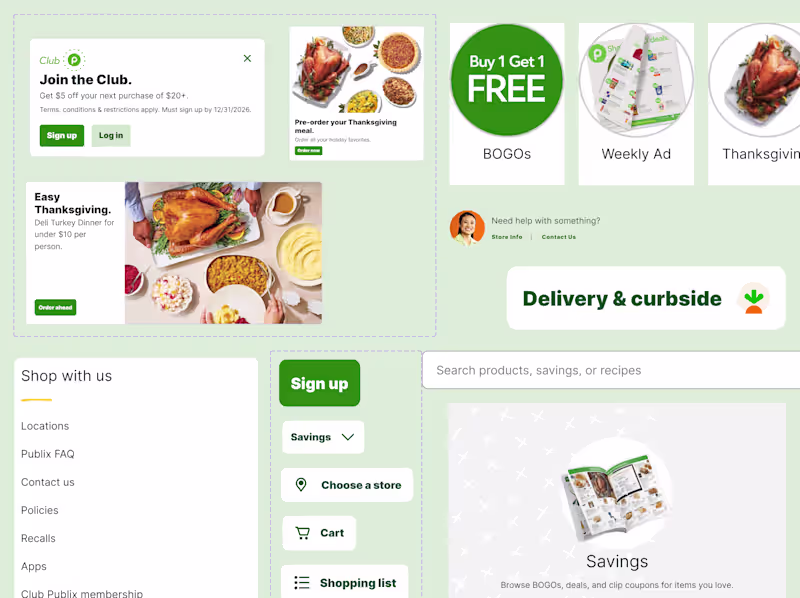 Cover image for Design System for a Grocery Chain