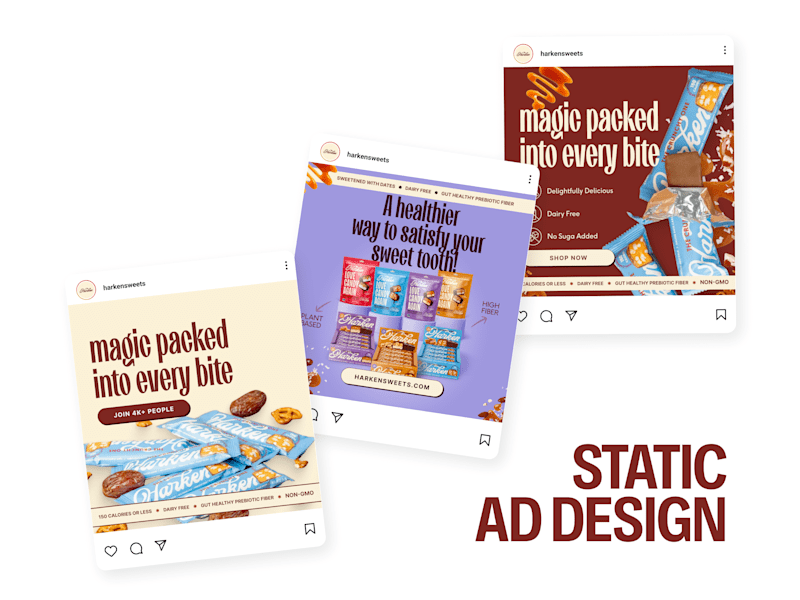 Cover image for Static Ad Design | DTC E-commerce Design