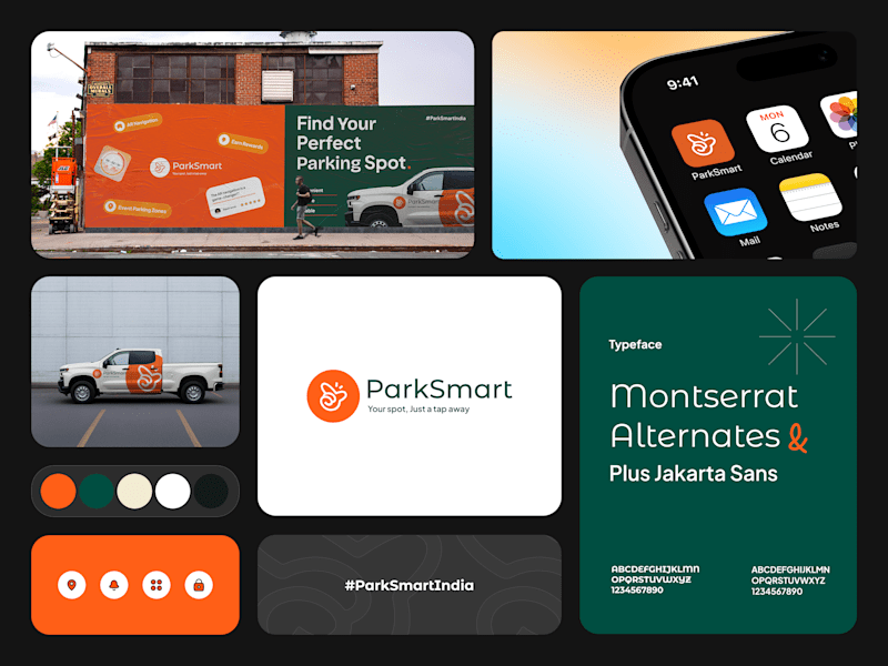 Cover image for ParkSmart - A Bold Identity for Smarter Parking Solutions