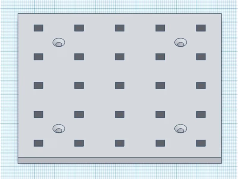 Cover image for Customizable Magnetic Pegboard SCAD design